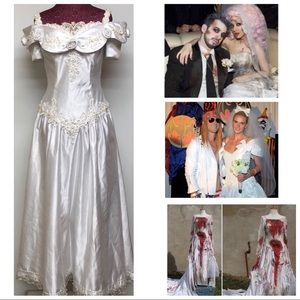 ‘80s Vintage Wedding Dress